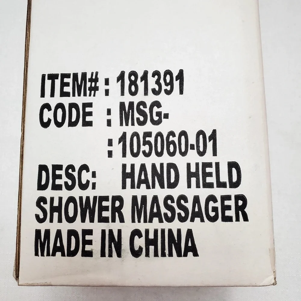 Avon‎ ● Vintage ● Hand Held Shower Massager ● Brand New In The Box ● RARE!